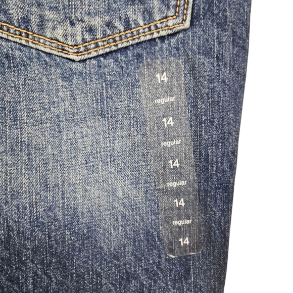 NWT Gap Kids 1969 Straight Distressed Jeans 14R - Picture 12 of 15